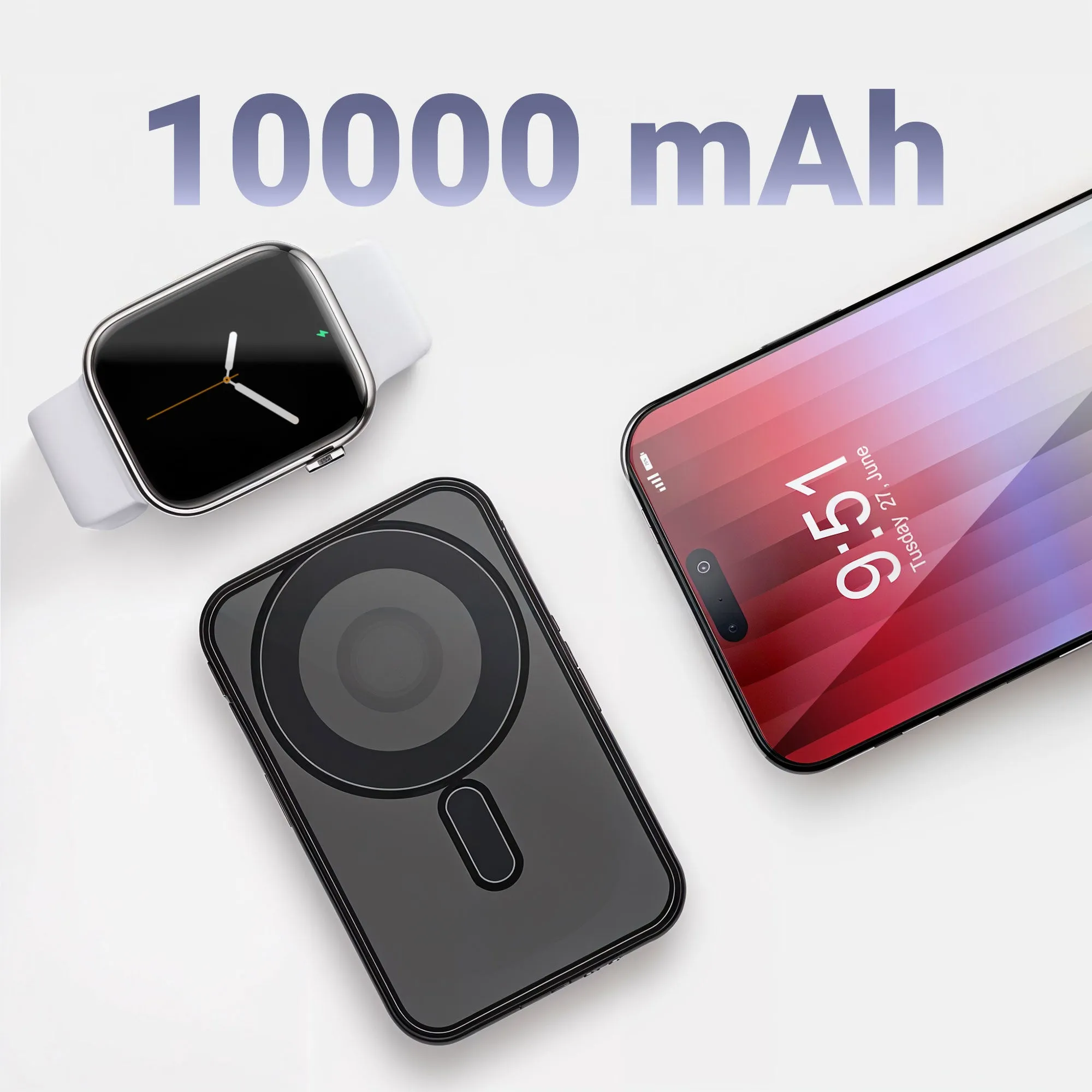 ZEBRONICS Power Bank 10000 mAh Magnetic Output (MW67) view 2